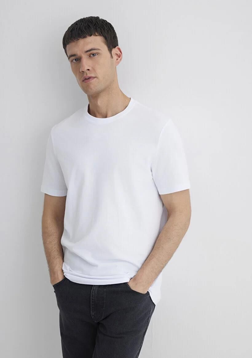 MAVİ BASIC BİSİKLET YAKA TİŞÖRT ERKEK BASIC, SEMI BASIC