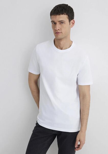 MAVİ BASIC BİSİKLET YAKA TİŞÖRT ERKEK BASIC, SEMI BASIC