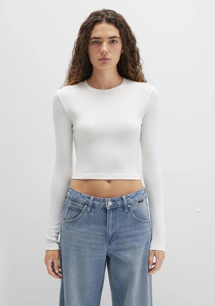 MAVİ KADIN UZUN KOL T-SHIRT