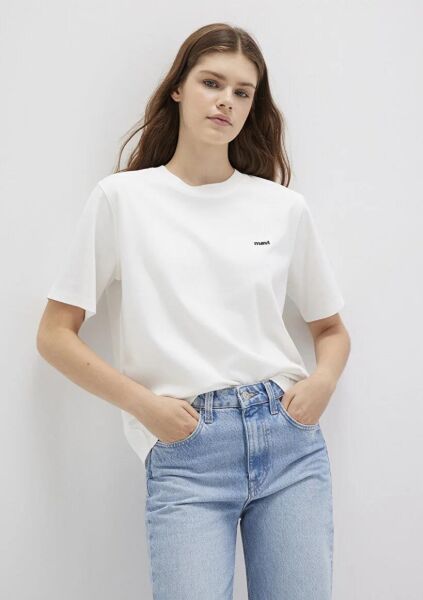 MAVİ KISA KOLLU KADIN T-SHIRT