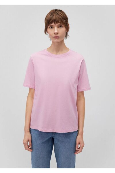 MAVİ YUVARLAK YAKA TİŞÖRT KADIN BASIC, SEMI BASIC