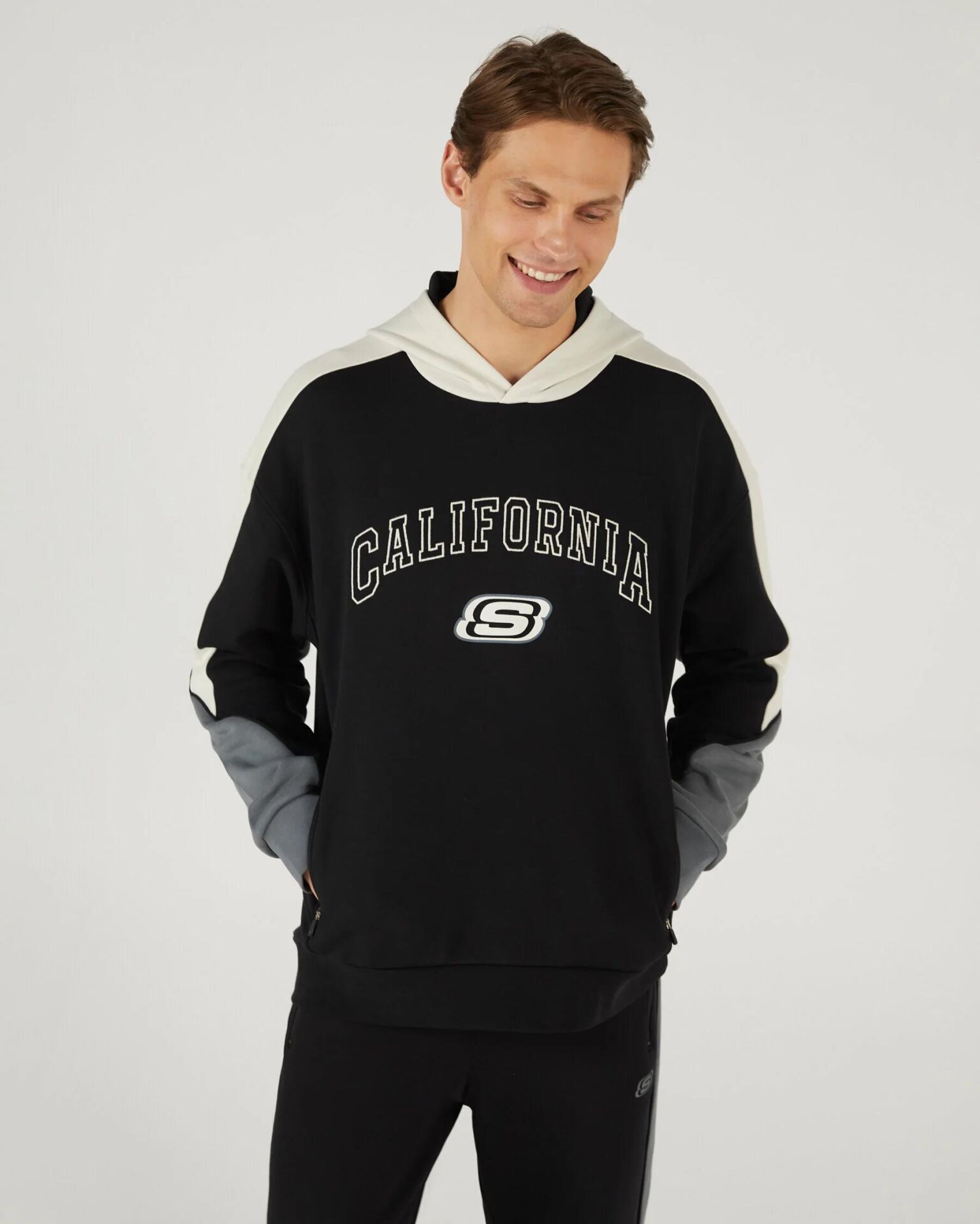 SKECHERS M LW FLEECE REGULAR HOODİE SWEATSHİRT ERKEK SWEATSHIRT