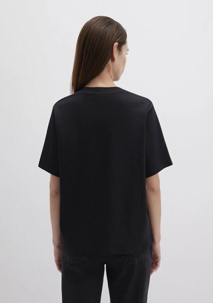 MAVİ KISA KOLLU KADIN T-SHIRT