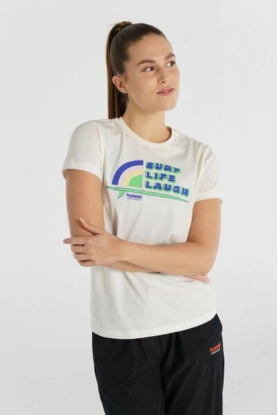 HUMMEL HMLBARIS T-SHIRT S/S KADIN KISA KOL T-SHIRT