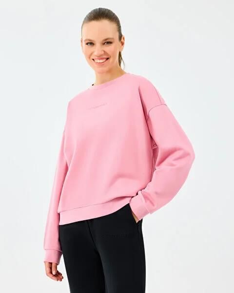 SKECHERS W ESSENTIAL CREWNECK SWEATSHIRT KADIN SWEATSHIRT