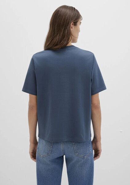 MAVİ MV BASKILI KADIN T-SHIRT