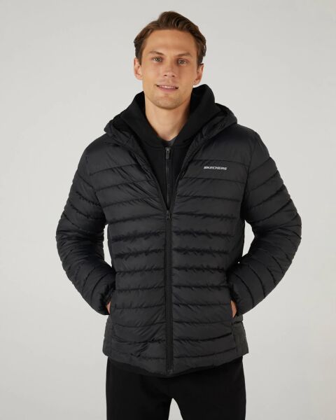 SKECHERS M OUTERWEAR POLAR LINING PADDED JACKET ERKEK CEKET