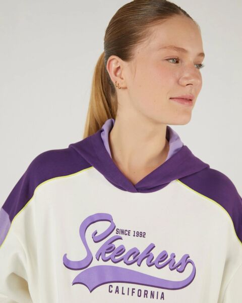 SKECHERS W LW FLEECE HOODİE SWEATSHİRT KADIN SWEATSHIRT