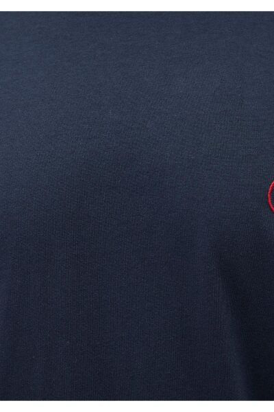 MAVİ LOGO NAKIŞLI TİŞÖRT ERKEK BASIC, SEMI BASIC