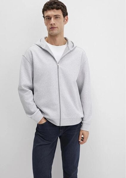 FERMUARLI KAPÜŞONLU SWEATSHIRT