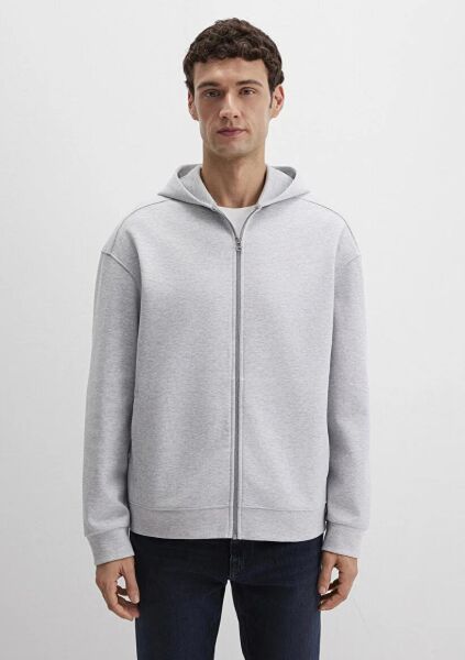 FERMUARLI KAPÜŞONLU SWEATSHIRT