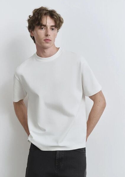 MAVİ KISA KOL TİŞÖRT ERKEK BASIC, SEMI BASIC