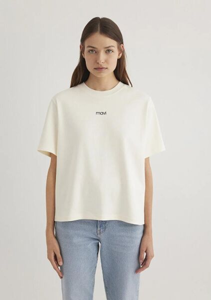 MAVİ LOGO T-SHIRT KADIN LOGO T-SHIRT