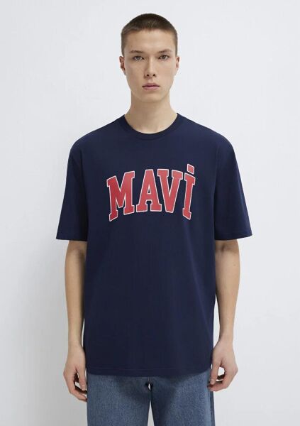 MAVİ LOGO ERKEK LOGO T-SHIRT