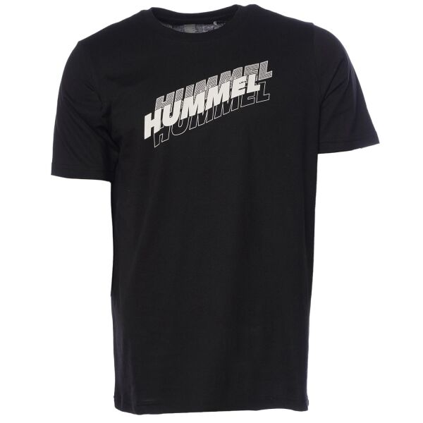 HUMMEL HMLGRAPHIC TRIPLE LOGO COTTON TEE ERKEK KISA KOL T-SHIRT