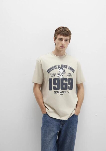 MAVİ 1969 BASKILI ERKEK PROJE, LİSANS T-SHIRT