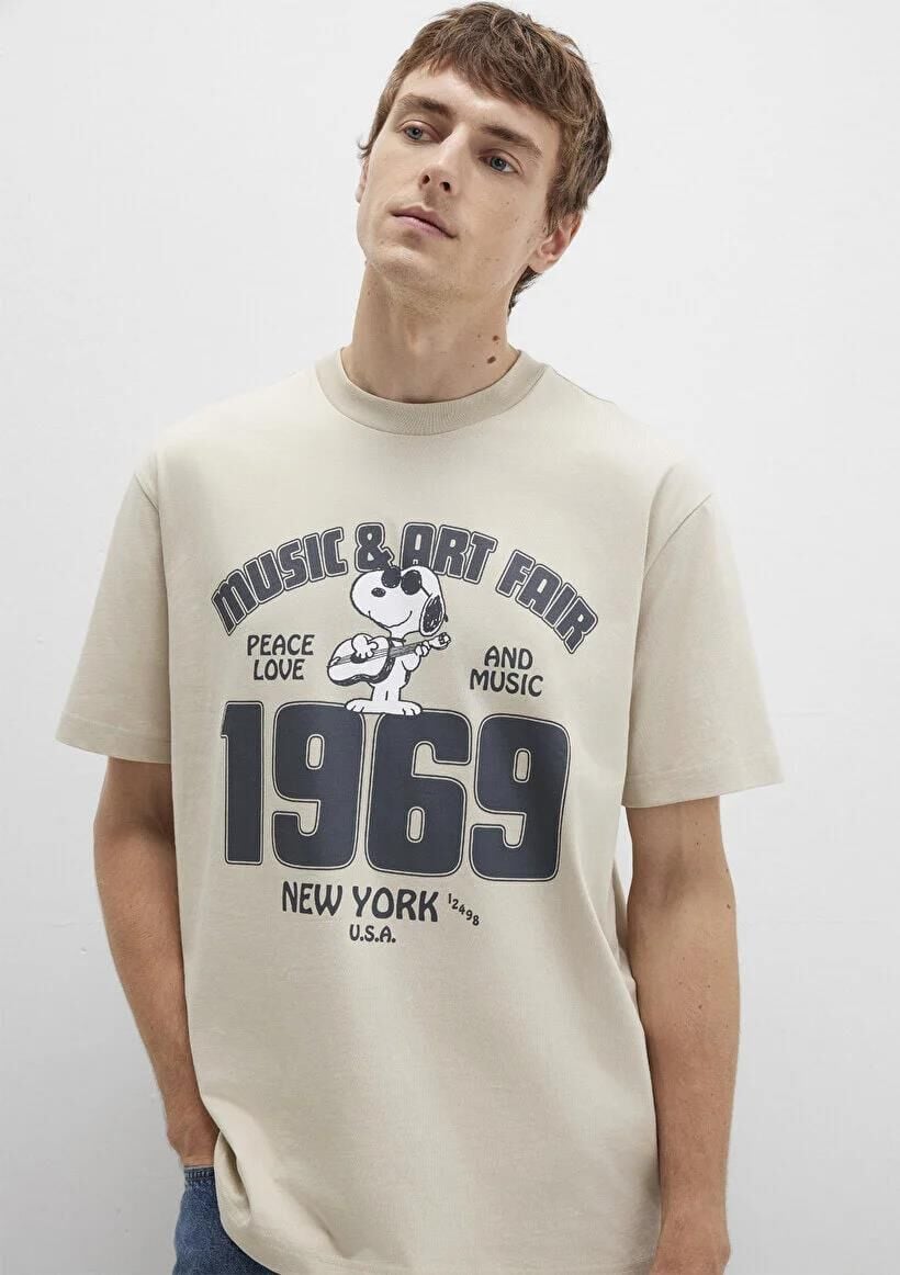 MAVİ 1969 BASKILI TİŞÖRT ERKEK PROJE, LİSANS T-SHIRT