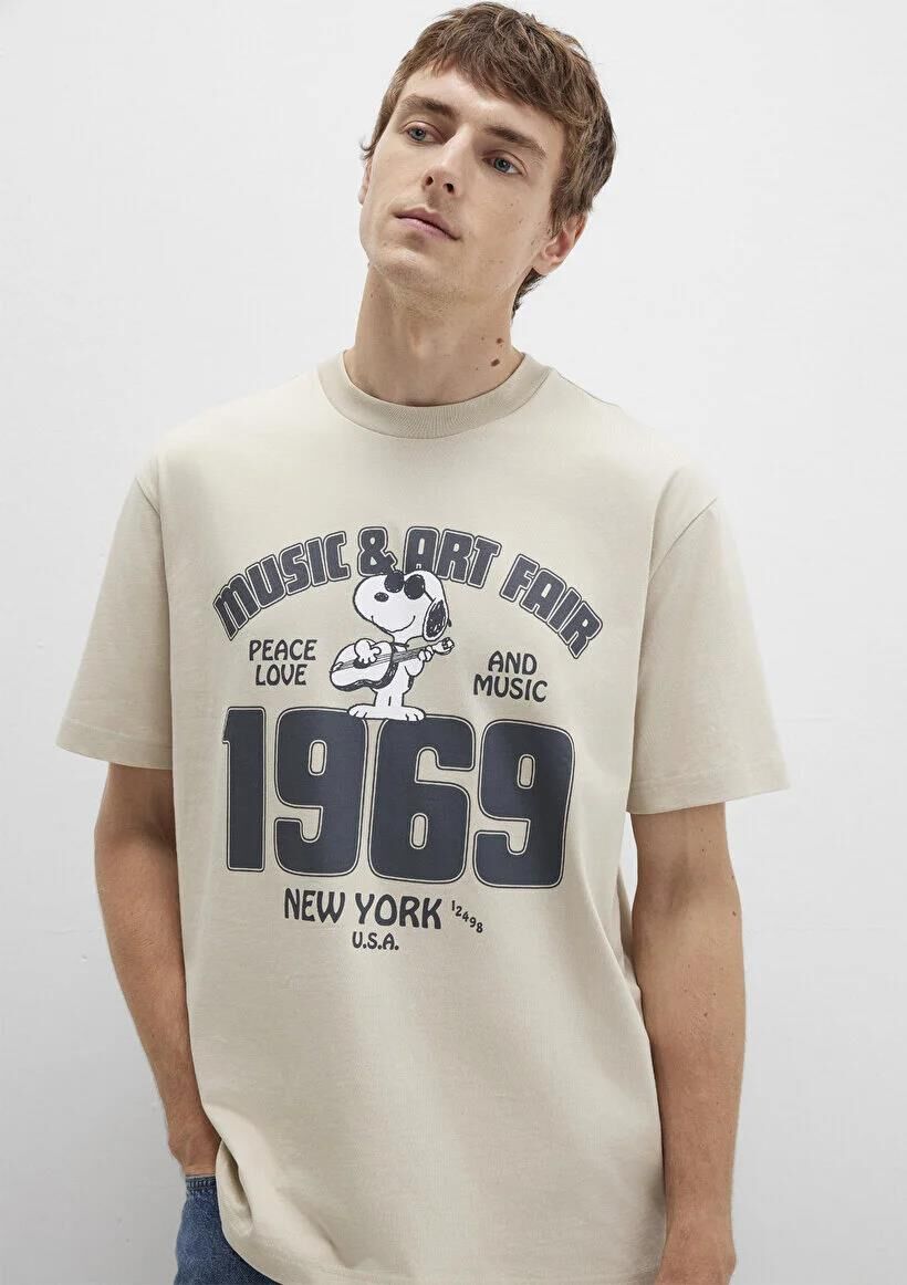 MAVİ 1969 BASKILI TİŞÖRT ERKEK PROJE, LİSANS T-SHIRT