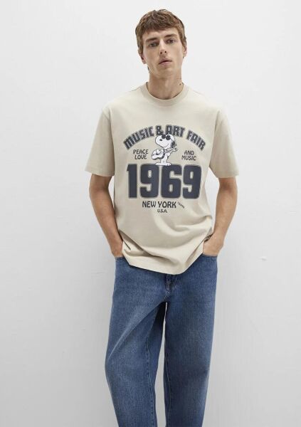 MAVİ 1969 BASKILI TİŞÖRT ERKEK PROJE, LİSANS T-SHIRT