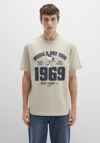 MAVİ 1969 BASKILI TİŞÖRT ERKEK PROJE, LİSANS T-SHIRT
