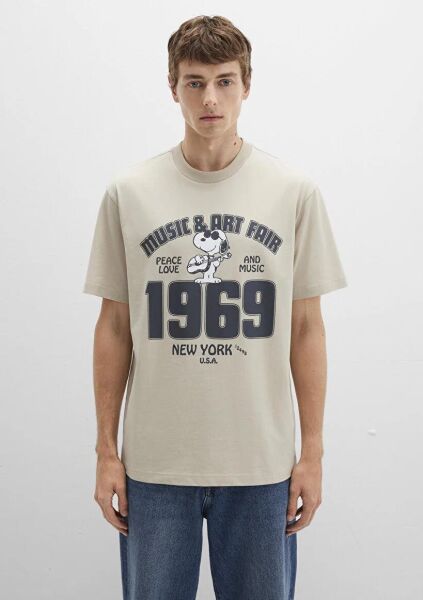 MAVİ 1969 BASKILI TİŞÖRT ERKEK PROJE, LİSANS T-SHIRT
