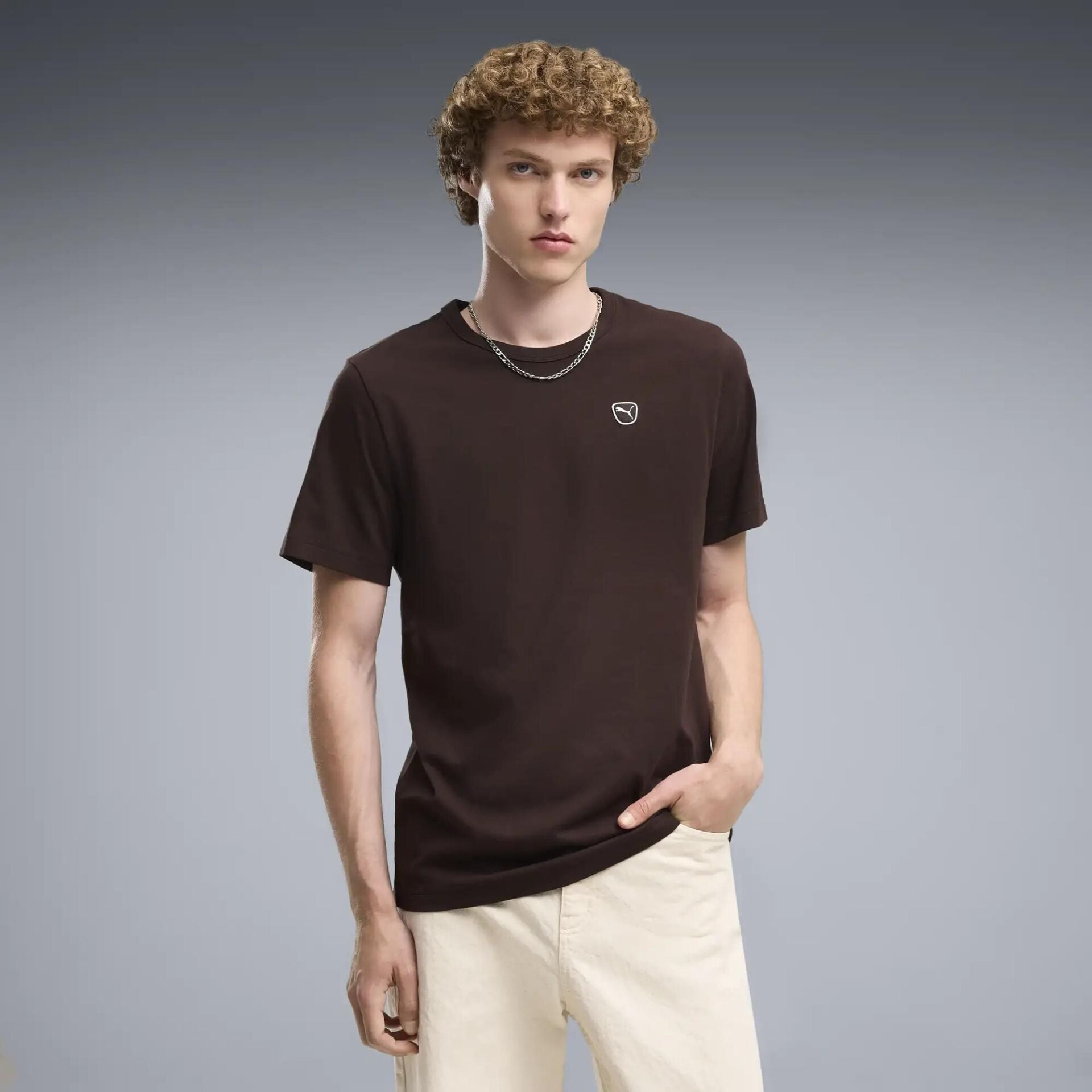 PUMA ESS ELEVATED TEE  ERKEK T-SHIRT