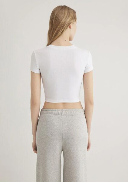 MAVİ YUVARLAK YAKA BASIC TİŞÖRT KADIN BASIC, SEMI BASIC