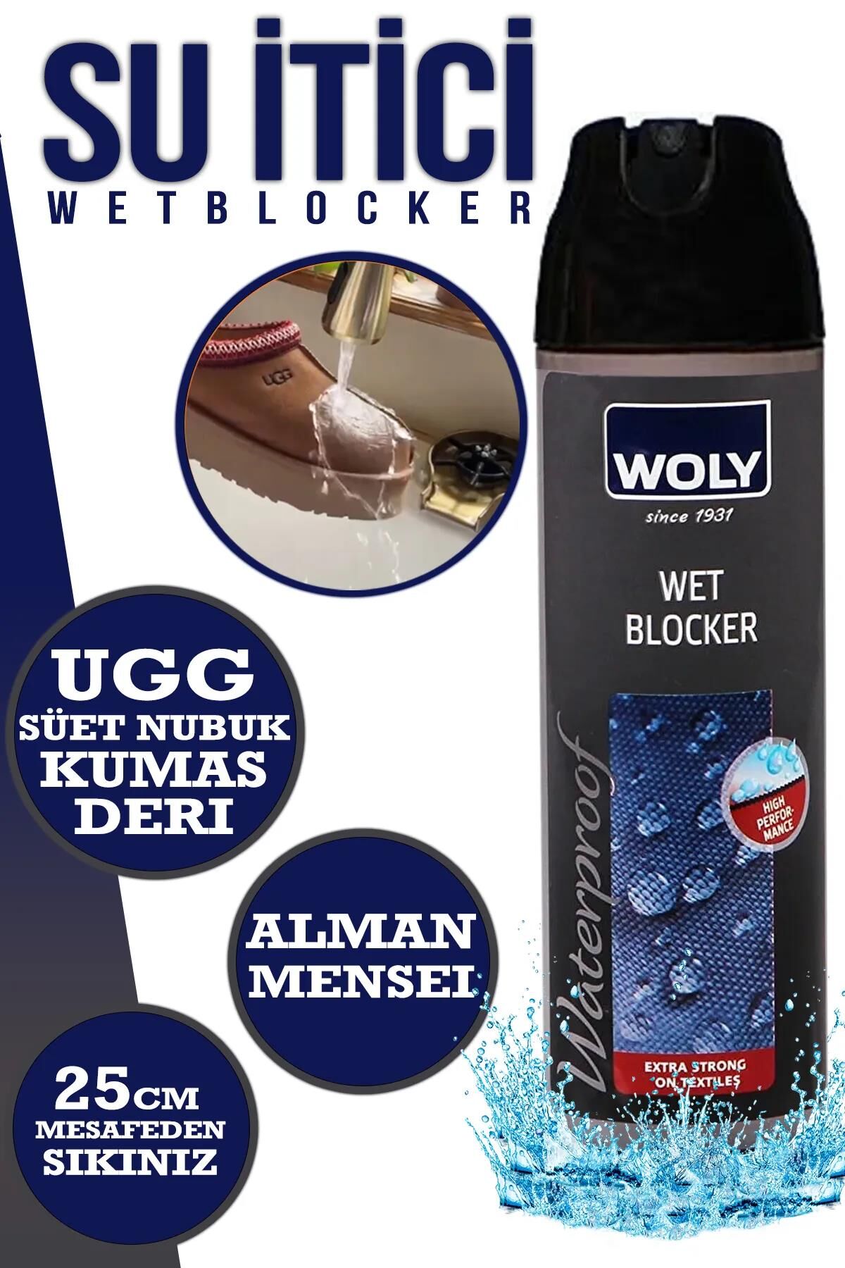 WOLYSPORT SU GEÇİRMEZ SPREY YETİŞKİN UNISEX AYAKKABI BAKIM