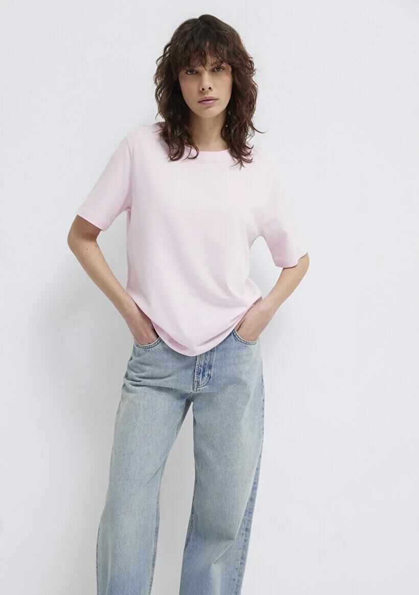 MAVİ YUVARLAK YAKA KADIN BASIC, SEMI BASIC