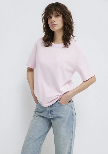 MAVİ YUVARLAK YAKA KADIN BASIC, SEMI BASIC